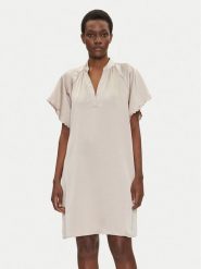 Bruuns Bazaar Sukienka codzienna Beckia Wendis BBW4490 Beżowy Loose Fit. Brązowe sukienki damskie Bruuns Bazaar, na co dzień, bez wzorów, z syntetyku, bez kołnierzyka, bez ramiączek, proste. Za 439.99 zł.