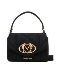 LOVE MOSCHINO Torebka JC4317PP0NKE0000 Czarny. Czarne torebki do ręki damskie Love Moschino, bez wzorów, z materiału, bez dodatków. Za 739.99 zł.