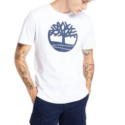 T-Shirt Kennebec River Tree Rozmiar XXL Biały - A2C2R100. Białe t-shirty męskie Timberland, m, bez wzorów, z bawełny, casualowe, bez kołnierzyka. W wyprzedaży za 131.40 zł.
