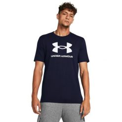 Koszulka sportowa męska Under Armour 1382911408. Białe koszulki sportowe męskie Under Armour, l, bez wzorów, z bawełny, bez kołnierzyka, bez ramiączek, na fitness i siłownię. Za 181.00 zł.