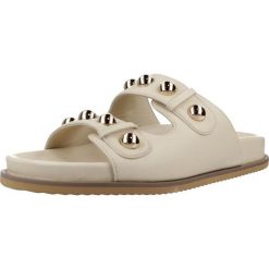 Sandały GIOSEPPO WRENTHAM Beżowy. Brązowe sandały damskie Gioseppo, bez wzorów, ze skóry, bez obcasa, bez zapięcia. Za 283.99 zł.