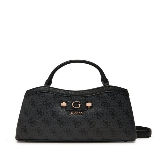Torebka Guess. Czarne torebki do ręki damskie Guess, z aplikacjami, bez dodatków. Za 522.99 zł.