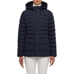 Kurtka GEOX W ANEKO Niebieski. Niebieskie kurtki damskie Geox, bez wzorów, z tkaniny, bez kaptura. Za 488.99 zł.