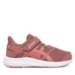 Sneakersy Asics. Czerwone trampki i tenisówki chłopięce Asics, bez wzorów, bez zapięcia. Za 159.99 zł.