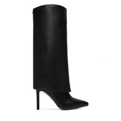 Kozaki Nine West. Czarne kozaki damskie Nine West, bez obcasa, na szpilce. Za 359.99 zł.
