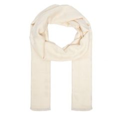 Szal Elisabetta Franchi. Białe szaliki i chusty damskie Elisabetta Franchi, bez wzorów. Za 599.99 zł.