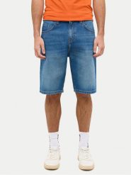 Mustang Szorty jeansowe Jackson 1016457 Niebieski Straight Fit. Niebieskie szorty męskie Mustang, m, bez wzorów, z bawełny. Za 159.99 zł.
