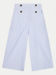 Pepe Jeans Spodnie materiałowe Ollie PG210793 Niebieski Regular Fit. Niebieskie spodnie materiałowe dla dziewczynek Pepe Jeans, bez wzorów, z bawełny. Za 159.99 zł.