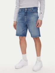 Tommy Jeans Szorty jeansowe Isaac DM0DM20952 Niebieski Relaxed Fit. Niebieskie szorty męskie Tommy Jeans, m, bez wzorów, z bawełny. Za 169.99 zł.