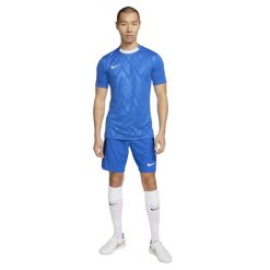 Męska Koszulka Challenge V DriFIT. Białe koszulki sportowe męskie Nike, m, bez wzorów, z dzianiny, bez kołnierzyka, bez ramiączek, na fitness i siłownię, dri-fit (nike). Za 181.70 zł.
