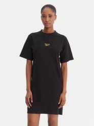 Reebok Sukienka codzienna Surya RK25502CCW Czarny Regular Fit. Czarne sukienki damskie Reebok, na co dzień, l, bez wzorów, z bawełny, bez kołnierzyka, bez ramiączek, proste. Za 129.99 zł.