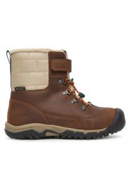 Keen Śniegowce Kanibou Wp 1031054 Brązowy. Brązowe buty zimowe chłopięce Keen, bez wzorów, z nubiku, bez zapięcia. Za 429.99 zł.