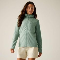 Damska bluza polarowa Switch Up Pro z kapturem i zamkiem błyskawicznym. Niebieskie bluzy damskie Dare 2b, m, bez wzorów, z materiału, z kapturem. Za 159.99 zł.