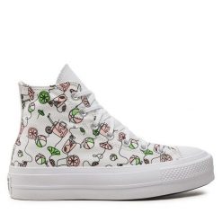 Trampki Converse. Białe trampki i tenisówki damskie Converse, bez wzorów, retro, bez zapięcia. Za 309.99 zł.