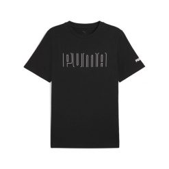 Męska koszulka z grafiką PUMA Sport PUMA Black. Czarne buty sportowe męskie Puma, z gumy, bez zapięcia, na fitness i siłownię. Za 112.94 zł.
