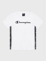 Champion T-Shirt 306329 Biały Regular Fit. Białe t-shirty dla chłopców Champion, bez wzorów, z bawełny, bez ramiączek. Za 69.99 zł.