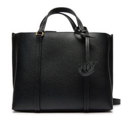 Torebka PINKO. Czarne torebki shopper damskie Pinko, bez wzorów, klasyczne, bez dodatków. Za 819.99 zł.
