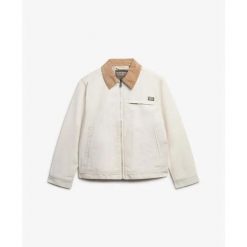 Kurtka damska Superdry Ranch. Białe kurtki damskie Superdry., bez wzorów, bez kaptura. Za 415.00 zł.