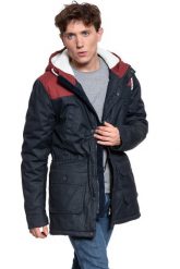 MUSTANG Daniel H Parka MĘSKA KURTKA ZIMOWA 1008246 4136. Czarne kurtki męskie Mustang, na zimę, m, bez wzorów, bez kaptura. W wyprzedaży za 169.99 zł.