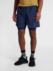 Szorty Newline Fast. Niebieskie krótkie spodenki sportowe męskie Newline, s, bez wzorów, z poliamidu, do biegania. Za 249.00 zł.