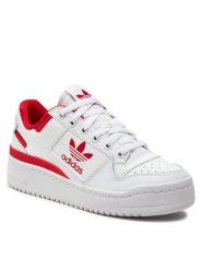 Adidas Sneakersy Forum Bold Kids IF1173 Biały. Białe buty sportowe dziewczęce Adidas, bez wzorów, ze skóry, bez zapięcia. Za 299.99 zł.