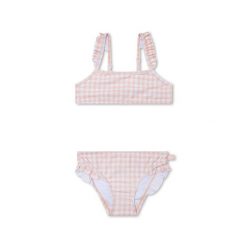 Swim Essentials Bikini - Orange - Sunset Grid. Białe bikini damskie SWIM ESSENTIALS, bez wzorów, moda ciążowa. Za 249.99 zł.