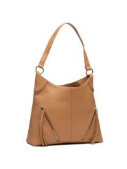 Jenny Fairy Torebka RD0348 Brązowy. Brązowe torebki do ręki damskie Jenny Fairy, bez wzorów, ze skóry, bez dodatków. Za 53.99 zł.