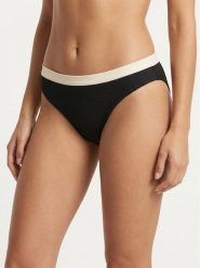 Seafolly Dół od bikini Band Wave 40368-305 Czarny. Czarne bikini damskie Seafolly, bez wzorów. Za 299.99 zł.