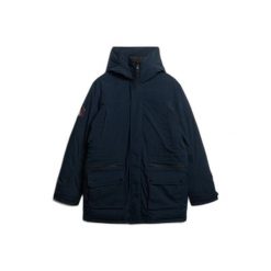 Parka Superdry City. Niebieskie kurtki męskie Superdry., na zimę, m, bez wzorów, bez kaptura. W wyprzedaży za 796.35 zł.