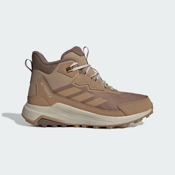 Buty trekkingowe Terrex Anylander CLIMAWARM+. Brązowe trekkingi damskie Adidas, na zimę, climawarm (adidas). Za 527.00 zł.