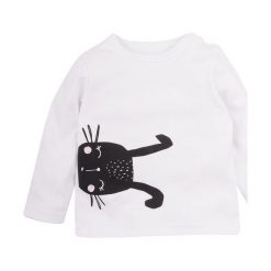 Garnamama Dziecięca Koszulka Rabbit 92 Biały. Bluzki dla dziewczynek marki Garnamama. Za 25.00 zł.