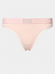 Tommy Hilfiger Figi klasyczne UW0UW04813 Różowy. Czerwone figi damskie Tommy Hilfiger, xs, bez wzorów, z syntetyku. Za 99.99 zł.