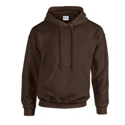 Bluza Z Kapturem Dla Dorosłych Unisex Heavy Blend. Brązowe bluzy męskie Gildan, l, bez wzorów, z kapturem. Za 74.99 zł.