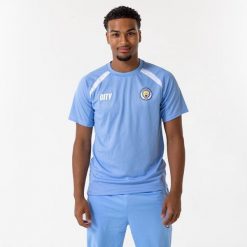 Koszulka Domowa Manchester City Męska 25/26. Niebieskie koszulki sportowe męskie MANCHESTER CITY, l, bez wzorów, z poliesteru, bez kołnierzyka, bez ramiączek, do piłki nożnej. Za 159.99 zł.