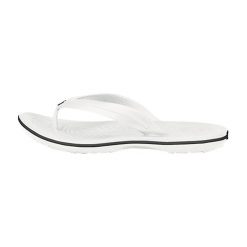 Japonki damskie Crocs Crocband Flip. Białe klapki damskie Crocs, bez wzorów. W wyprzedaży za 149.00 zł.