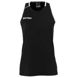 Damska koszulka typu tank top Kempa Player. Białe koszulki sportowe damskie Kempa, xl, bez wzorów, bez kołnierzyka, bez ramiączek, do koszykówki. Za 136.50 zł.