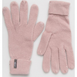 Answear - Rękawiczki. Czerwone rękawiczki damskie ANSWEAR, z dzianiny. Za 39.90 zł.