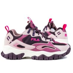 Buty damskie sportowe trekingowe Fila RAY TRACER TR2. Białe obuwie sportowe damskie Fila, bez wzorów, trekkingowe. Za 249.00 zł.