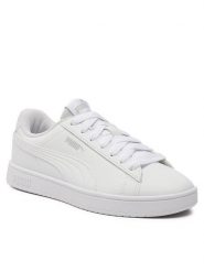 Puma Sneakersy Rickie Classic Jr 394252-08 Biały. Białe buty sportowe dziewczęce Puma, bez wzorów, ze skóry, bez zapięcia. Za 119.99 zł.