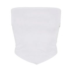 Top Bandeau Wiązany Dla Kobiet. Białe t-shirty damskie Urban Classics, l, bez wzorów, sportowe, bez kołnierzyka. Za 48.99 zł.