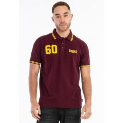 Koszulka polo o klasycznym kroju Lonsdale Hellister. Czerwone koszulki polo męskie Lonsdale, m, bez wzorów, bez kołnierzyka, bez ramiączek, na golfa. Za 199.50 zł.