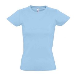 Koszulka Imperial Dla Kobiet. Niebieskie koszulki sportowe damskie SOL'S, m, bez wzorów, bez kołnierzyka, bez ramiączek, trekkingowe. Za 38.99 zł.