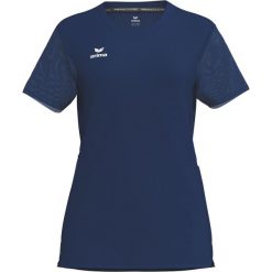 Koszulka damska Erima T&F Wings. Niebieskie koszulki sportowe damskie Erima, bez wzorów, z elastanu, bez kołnierzyka, bez ramiączek, do biegania. Za 178.70 zł.