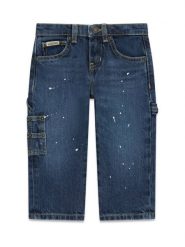Guess Jeansy N6YAB3 D2273 Granatowy Regular Fit. Niebieskie jeansy dla chłopców Guess, z bawełny. Za 324.99 zł.