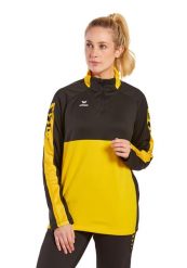 Bluza treningowa Erima Six Wings. Czarne bluzy męskie Erima, xl, bez wzorów, z materiału, bez kaptura, na fitness i siłownię. Za 208.50 zł.