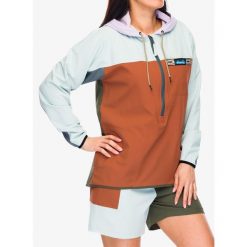 Kurtka damska Kavu Bay Breeze. Czerwone kurtki damskie KAVU, bez wzorów, z softshellu, bez kaptura, trekkingowe. Za 366.99 zł.