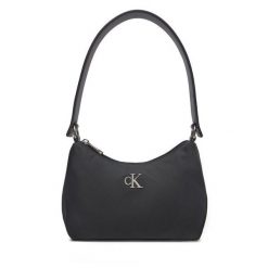Torebka Calvin Klein Jeans. Czarne torebki do ręki damskie Calvin Klein Jeans, bez wzorów, z jeansu, klasyczne, bez dodatków. Za 219.99 zł.