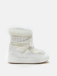 Moon Boot LTRACK FAUX FUR WP Śniegowce damskie. Białe śniegowce i trapery damskie Moon Boot, z futra. W wyprzedaży za 872.00 zł.