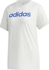 Adidas Koszulka damska adidas Essentials Linear Loose Tee biała GD2912 : Rozmiar - S. Białe t-shirty damskie Adidas, s, bez wzorów, bez kołnierzyka. Za 64.41 zł.