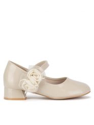 Nelli Blu Baleriny CM220624-2 Beżowy. Brązowe baleriny dziewczęce Nelli Blu, bez wzorów, z syntetyku, bez zapięcia. Za 99.99 zł.